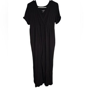 Isabel by Ingrid maternity jumpsuit color:black size:S